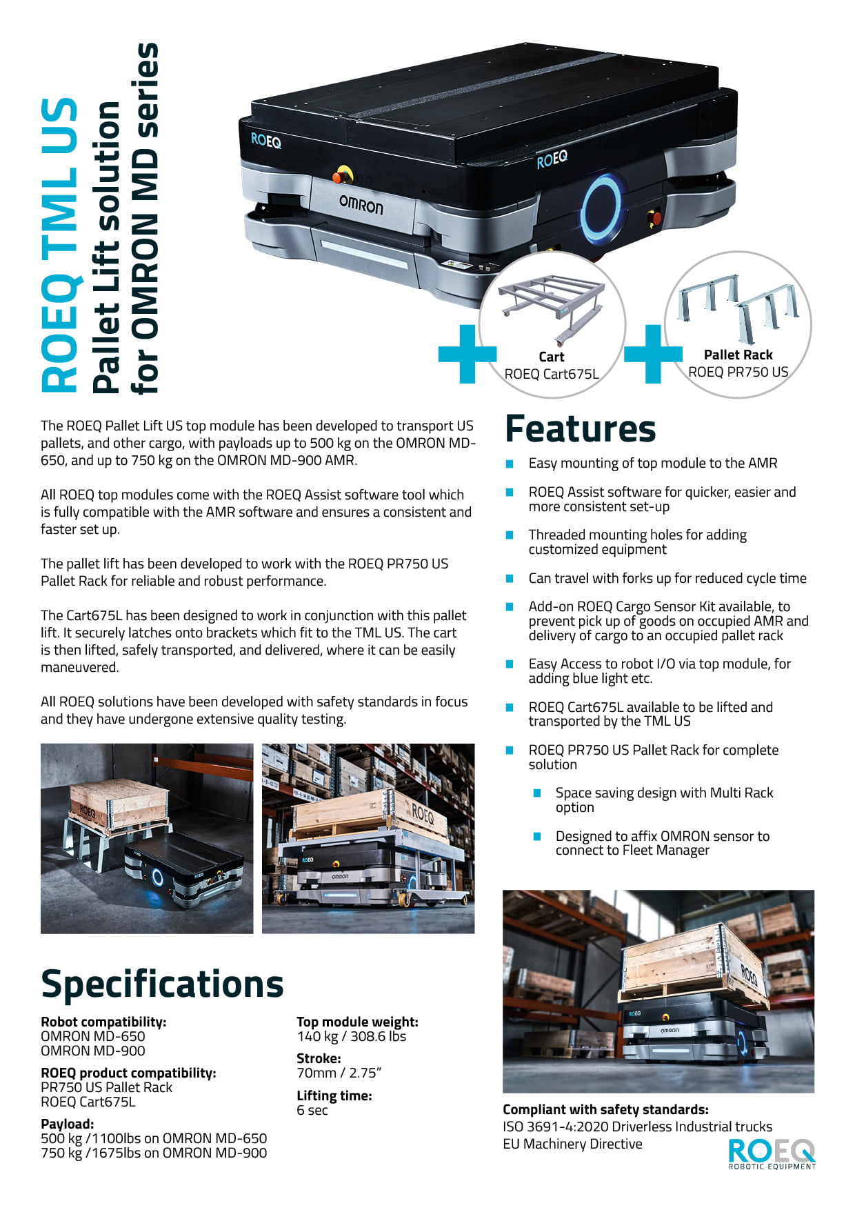 ROEQ Cart Solution for OMRON LD-250