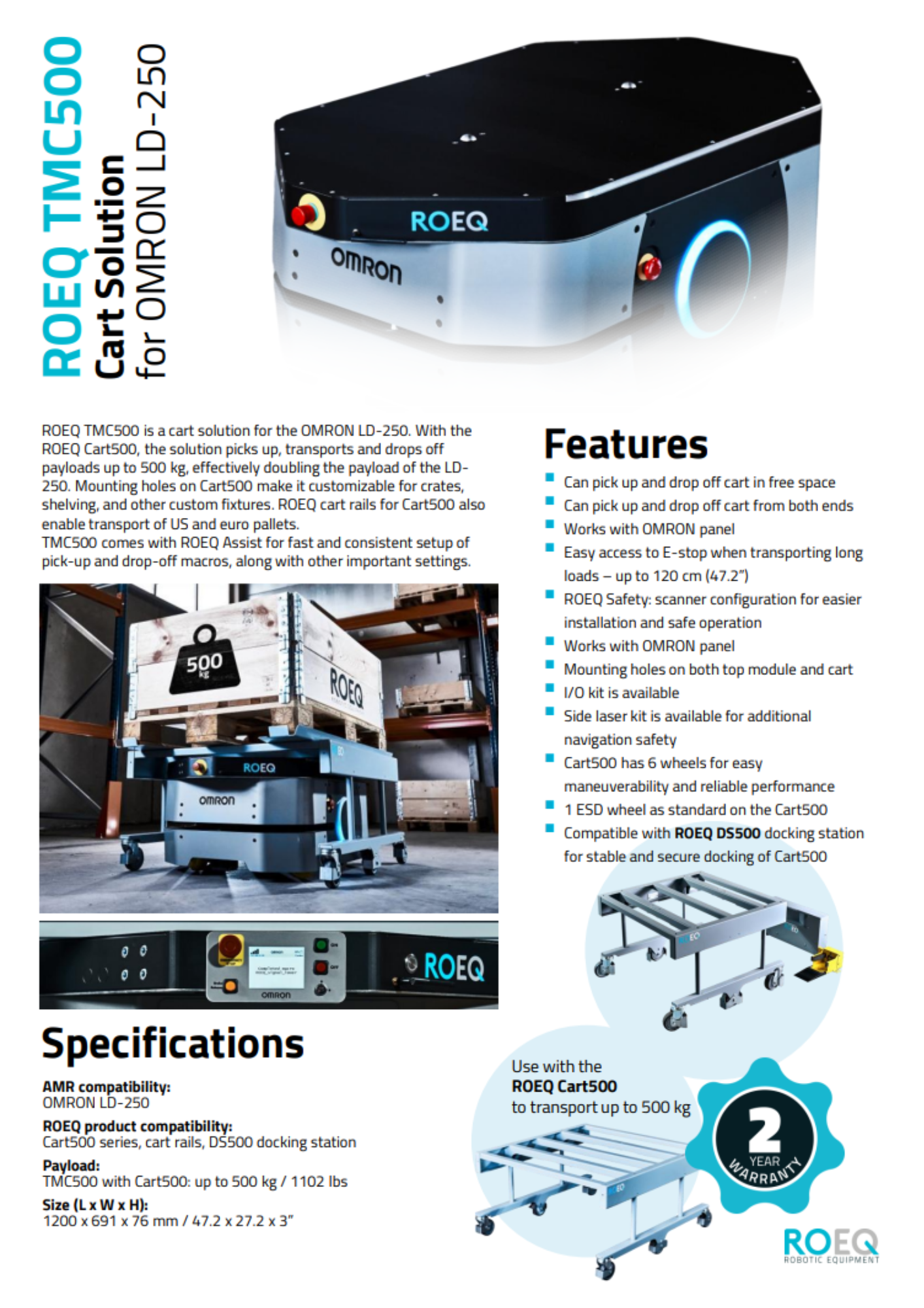 ROEQ Cart Solution for OMRON LD-250
